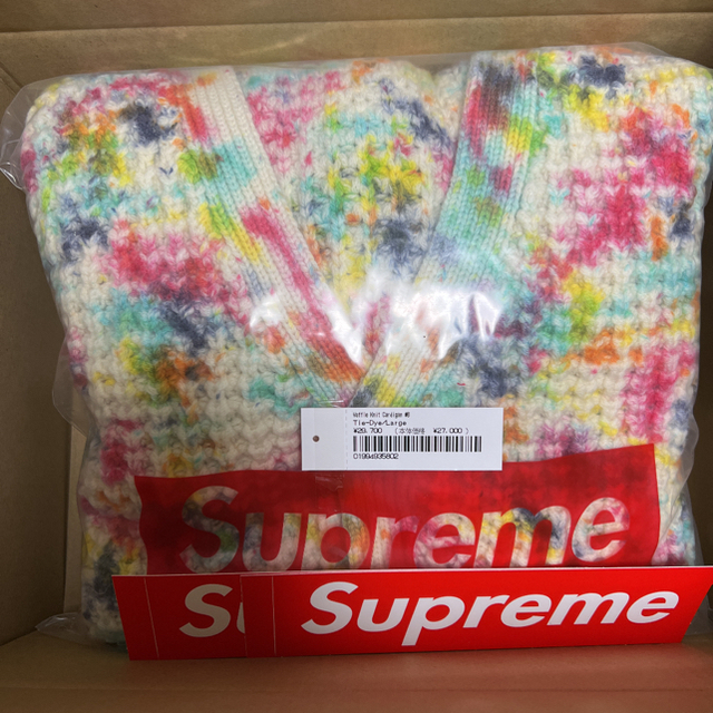 Supreme(シュプリーム)の【L】Supreme Waffle Knit Cardigan メンズのトップス(カーディガン)の商品写真