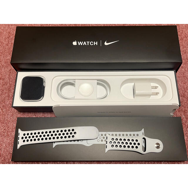 その他AppleWatch series5 Nike GPS 44mm 充電容量95%