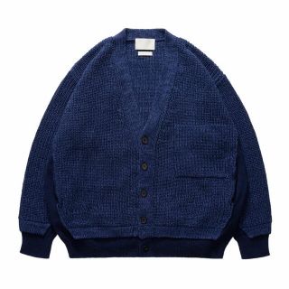 ワンエルディーケーセレクト(1LDK SELECT)の5G CONNECTING RIB CARDIGAN[NAVY] YOKE(カーディガン)