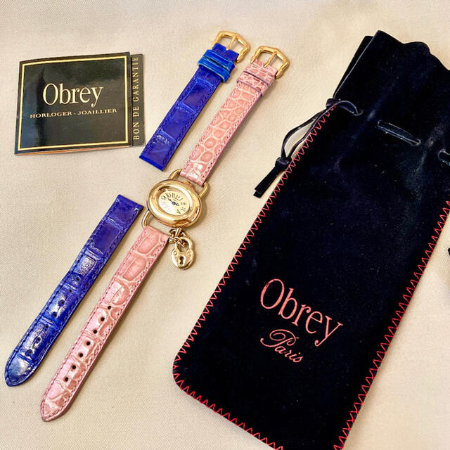 a5 caffe様専用！Obrey オブレイ レディース時計 ヴェルメイユ レディースのファッション小物(腕時計)の商品写真