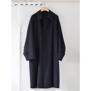 コモリ(COMOLI)のcomoli wool gabardine balcollar coat(ステンカラーコート)