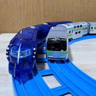 トミー(TOMMY)のプラレール☆　南海ラピートクリア　東海道線217系セット(電車のおもちゃ/車)