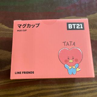 ボウダンショウネンダン(防弾少年団(BTS))のBT21 ローソン マグカップ タタ(グラス/カップ)