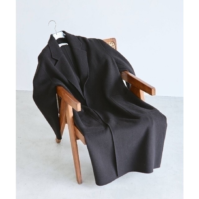 TODAYFUL(トゥデイフル)の【TODAYFUL】Wool Over Coat ウールオーバーコート黒アウター レディースのジャケット/アウター(ロングコート)の商品写真