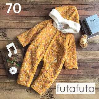 フタフタ(futafuta)の【70】花柄 キルト  カバーオール(カバーオール)