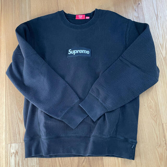 Supreme Box Logo Crewneck 18AW XL Black