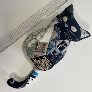 ミナペルホネン(mina perhonen)のミナペルホネン  ハンドメイド   気まぐれ⭐猫 (*ΦωΦ)coda ⑭(ぬいぐるみ)