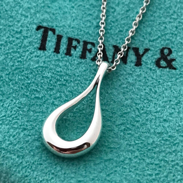 Tiffany オープン ティアドロップ ネックレス美品 | フリマアプリ ラクマ