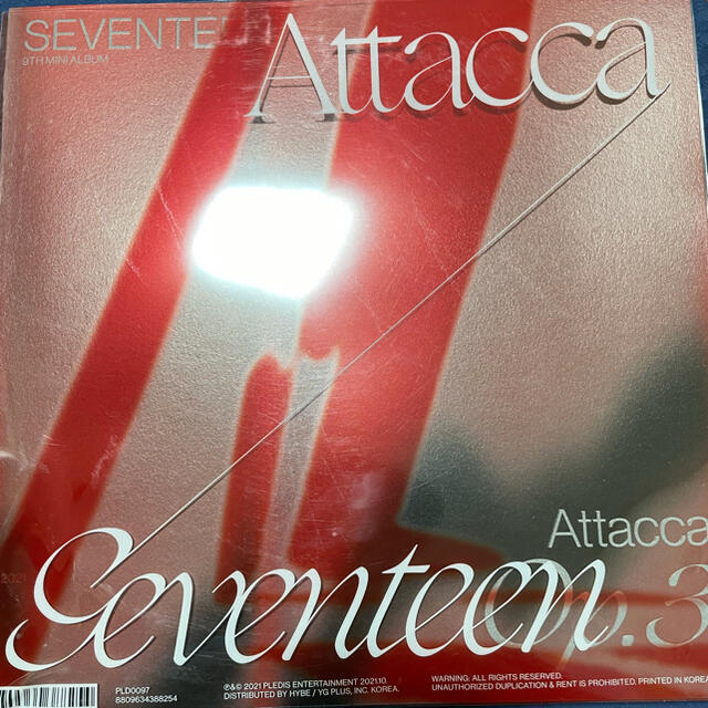 SEVENTEEN(セブンティーン)のSEVENTEEN Attacca Op.3 allバージョン エンタメ/ホビーのCD(K-POP/アジア)の商品写真