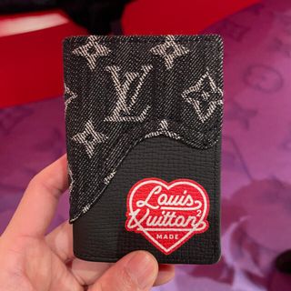 ルイヴィトン(LOUIS VUITTON)のLV x NIGO card holder オーガナイザー・ドゥ ポッシュ(パスケース/IDカードホルダー)