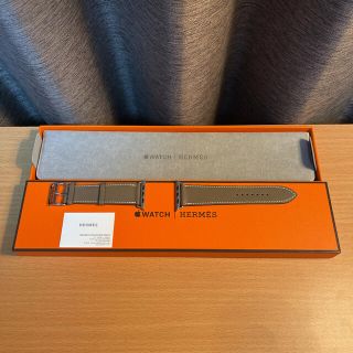 エルメス(Hermes)の超希少エトゥープ　HERMES Apple Watch レザーストラップ(レザーベルト)