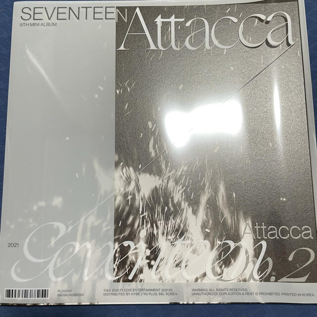 SEVENTEEN(セブンティーン)のSEVENTEEN Attacca ヒポチ　ブックレット　Op.2 エンタメ/ホビーのCD(K-POP/アジア)の商品写真
