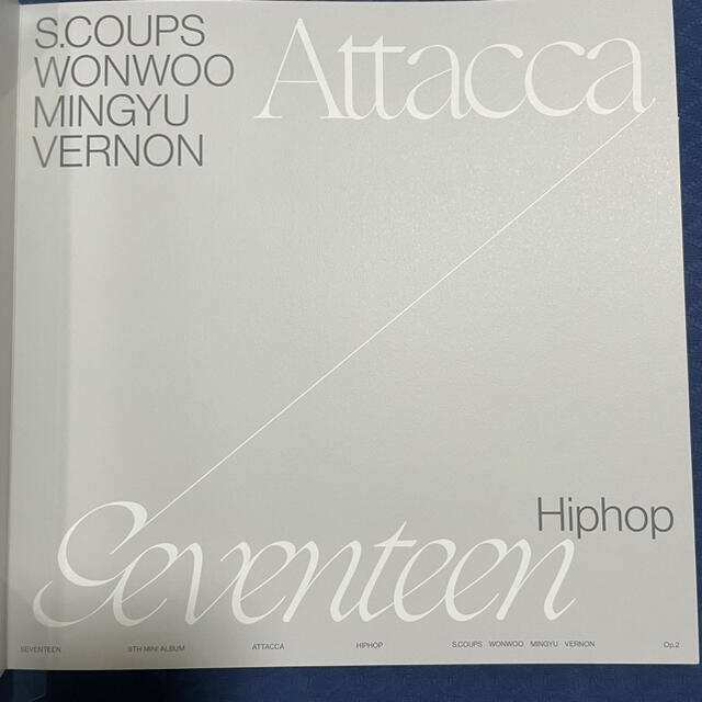SEVENTEEN(セブンティーン)のSEVENTEEN Attacca ヒポチ　ブックレット　Op.2 エンタメ/ホビーのCD(K-POP/アジア)の商品写真