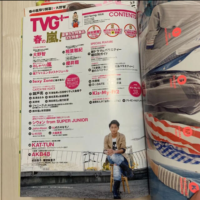 TVガイド　プラス　TVG+ vol.6 エンタメ/ホビーの雑誌(アート/エンタメ/ホビー)の商品写真