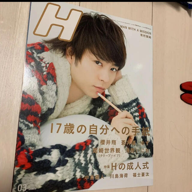 H vol.116 2014 4月号 エンタメ/ホビーの雑誌(音楽/芸能)の商品写真