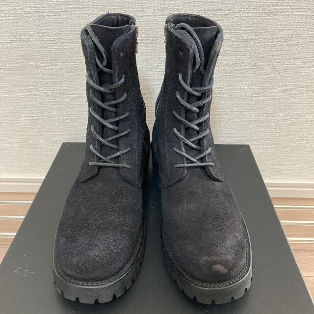 ISAMUKATAYAMA BACKLASH(イサムカタヤマバックラッシュ)のバックラッシュ ステアスウェード コンバット ショートブーツ size25 メンズの靴/シューズ(ブーツ)の商品写真