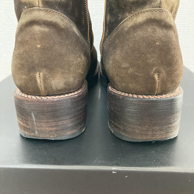 ISAMUKATAYAMA BACKLASH(イサムカタヤマバックラッシュ)のバックラッシュ カーフスウェード サイドジップ ブーツ size25.5 メンズの靴/シューズ(ブーツ)の商品写真