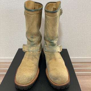 イサムカタヤマバックラッシュ(ISAMUKATAYAMA BACKLASH)のバックラッシュ グイディ キャメル スウェード エンジニア size25.5(ブーツ)