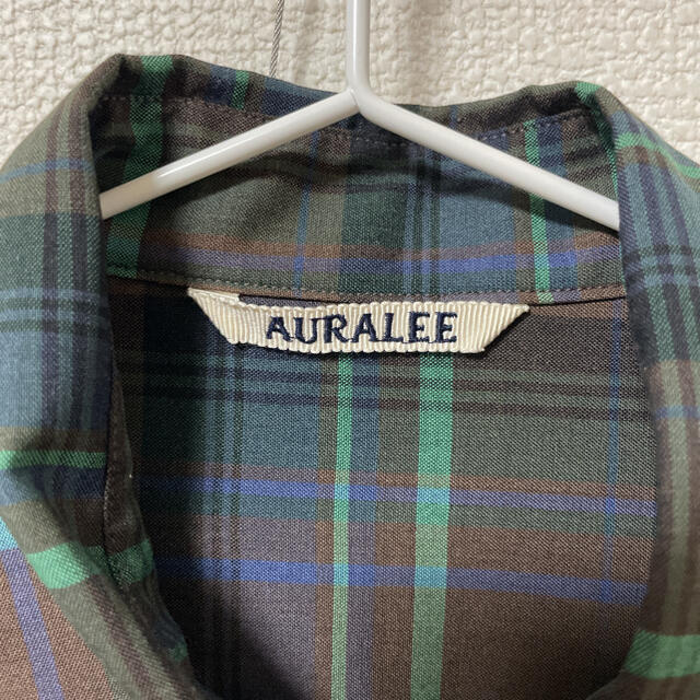 チェックシャツ　auralee メンズのトップス(シャツ)の商品写真