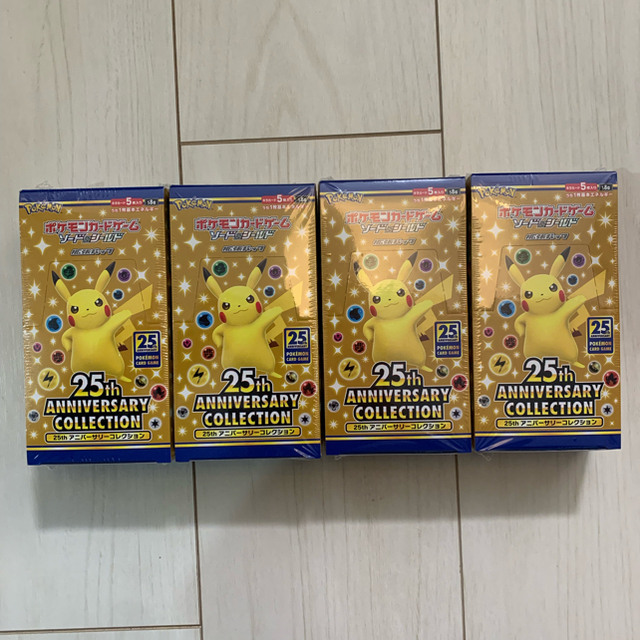 ポケモンカード25th ANNIVERSARY  4BOX