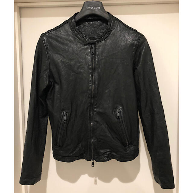 良品GIORGIO BRATOジョルジオブラット定番ラムレザーシングル