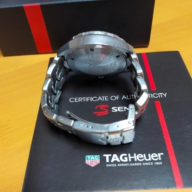 TAG Heuer(タグホイヤー)の10月25日までの出品　タグ・ホイヤー　フォーミュラ1 アイルトンセナエディシ メンズの時計(腕時計(アナログ))の商品写真