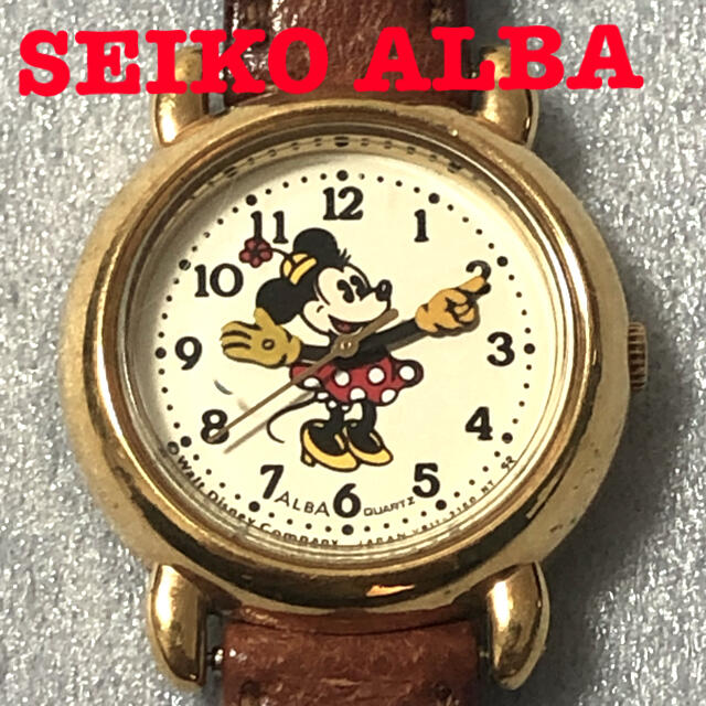 ALBA(アルバ)のSEIKO ALBA ミニーマウス　腕時計 レディースのファッション小物(腕時計)の商品写真