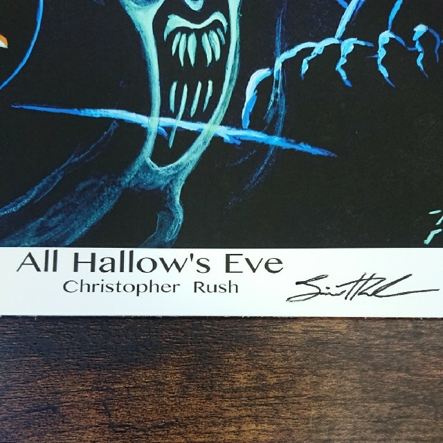 《All Hallow's Eve》証明書付 サイン入りアートプリント/複製原画 6