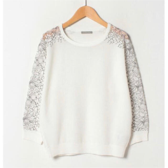 Theory luxe 19ss 袖レースプルオーバーニット オリジナル www.toyotec.com
