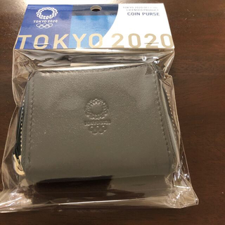 東京オリンピック公式グッズ　コインケース　牛革　財布(コインケース/小銭入れ)