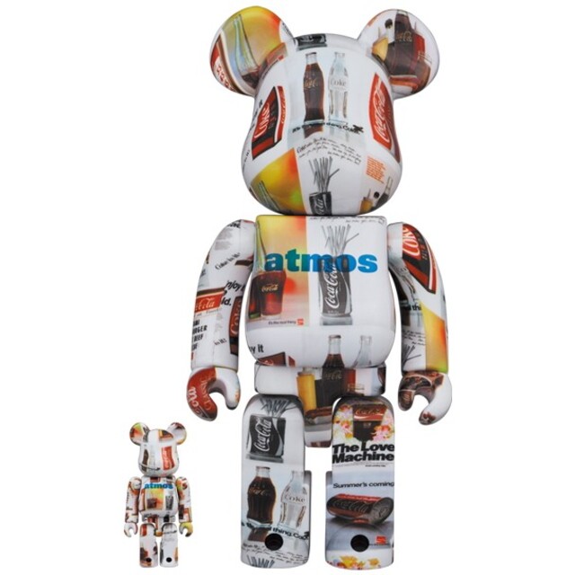 BE@RBRICK atmos × Coca-Cola T5 100％&400％