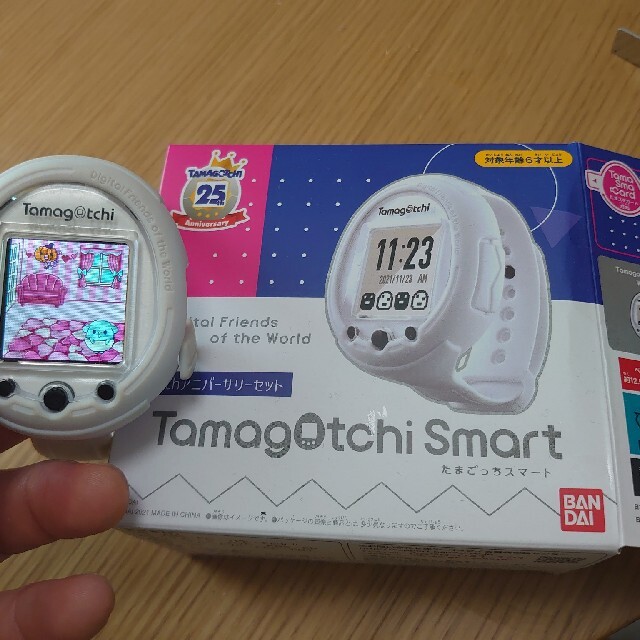 BANDAI - たまごっちスマート 白 中古 25thアニバーサリーセット BANDAI - たまごっちスマート 白 中古 25thアニバーサリーセット