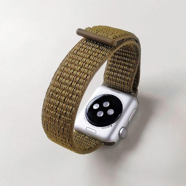 Apple Watch アップルウォッチ用　バンド ベルクロ 38/42mm スマホ/家電/カメラのスマホアクセサリー(その他)の商品写真