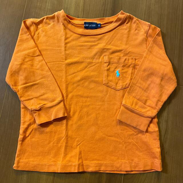 Ralph Lauren(ラルフローレン)のラルフローレン　ロンT 90 オレンジ キッズ/ベビー/マタニティのキッズ服男の子用(90cm~)(Tシャツ/カットソー)の商品写真