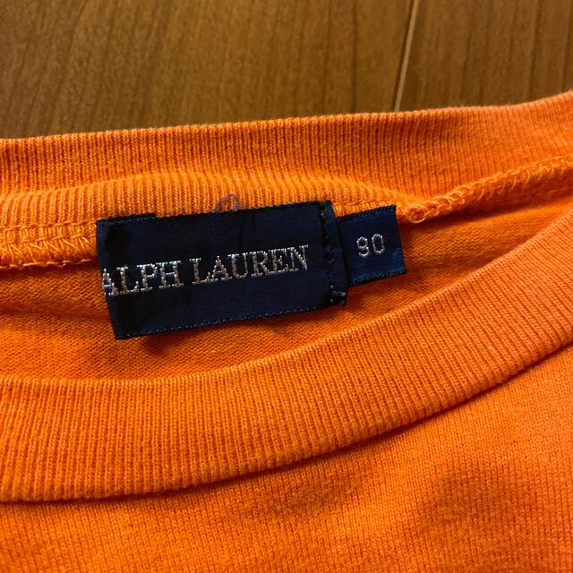 Ralph Lauren(ラルフローレン)のラルフローレン　ロンT 90 オレンジ キッズ/ベビー/マタニティのキッズ服男の子用(90cm~)(Tシャツ/カットソー)の商品写真