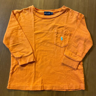 ラルフローレン(Ralph Lauren)のラルフローレン　ロンT 90 オレンジ(Tシャツ/カットソー)