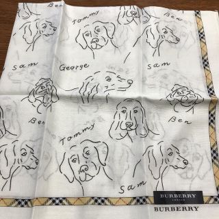 バーバリー(BURBERRY)のバーバリー　ロンドン　犬柄　ハンカチ(ハンカチ)