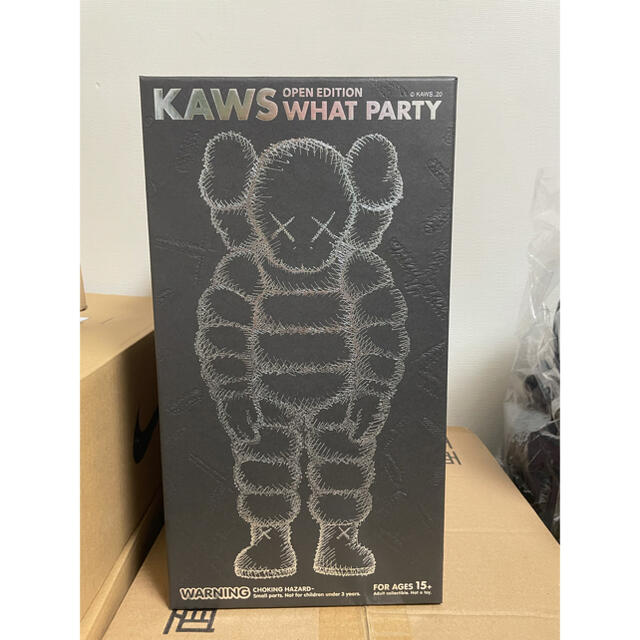 KAWS カウズ WHAT PARTY BLACK ブラック