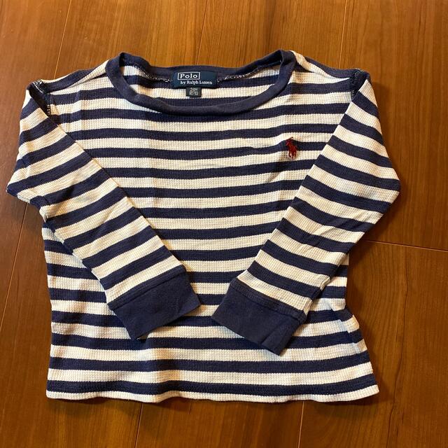 POLO RALPH LAUREN(ポロラルフローレン)のラルフローレン　ロンT ストラップ　90 キッズ/ベビー/マタニティのキッズ服男の子用(90cm~)(Tシャツ/カットソー)の商品写真