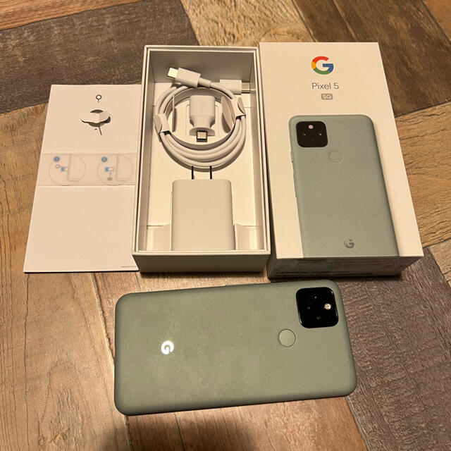 Google pixel 5 128GB ケース付き SIMフリー