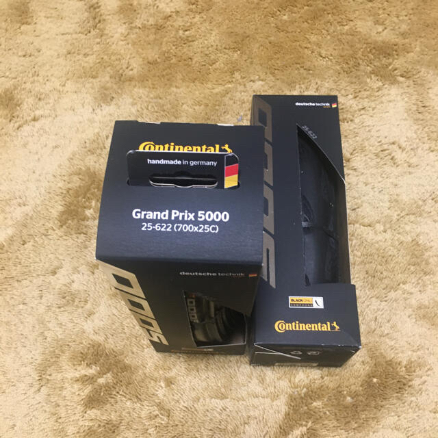 新品 コンチネンタルGP5000 25C クリンチャー 2本セット チューブ付の