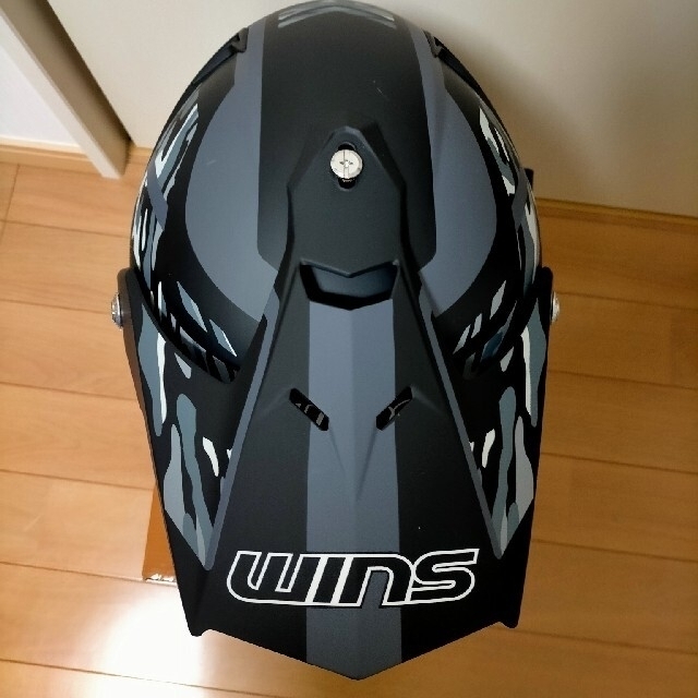 【中古】Wins X-Road カラー:マットカモグレー, サイズ: XL 自動車/バイクのバイク(ヘルメット/シールド)の商品写真