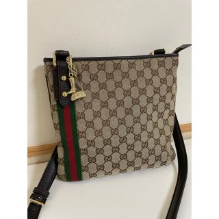 グッチ(Gucci)の専用　美品GUCCI 斜め掛けショルダーバッグ  シェリーライン　GGキャンパス(ショルダーバッグ)