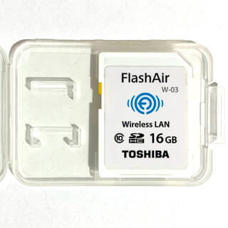 トウシバ(東芝)のFlashair W-03 16GB 東芝SDカード Wi-Fi 初期化済(その他)