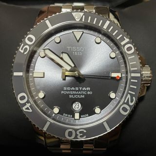 値下げ！日本限定500本ティソTISSOT シースター1000 シリシウム