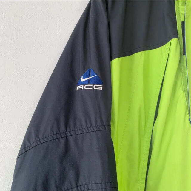 90年代 NIKE ACG マウンテンパーカー スウォッシュ アノラック 黄色 2