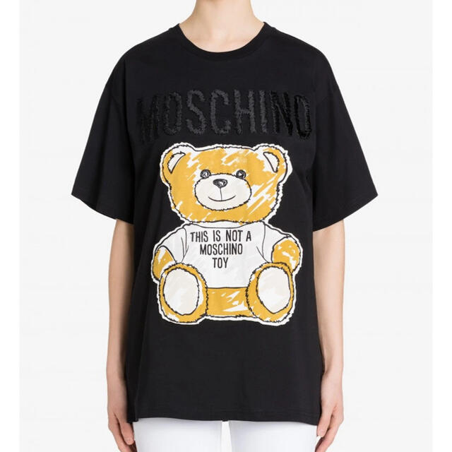 の通販 新品タグ付き☆MOSCHINO☆ドット絵テディベア Tシャツ