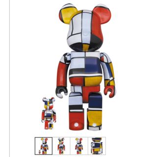 メディコムトイ(MEDICOM TOY)のBE@RBRICK Piet Mondrian 100％ & 400％(その他)