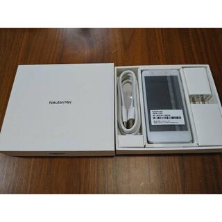 ラクテン(Rakuten)の楽天モバイル Rakuten Mini ホワイト C330 箱付(スマートフォン本体)