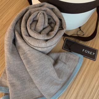 美品✨FOXEY フォクシー パシュミナ ストール カシミヤ100% フード-